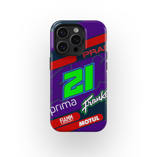 Ducati MotoGP 2024 Franco Morbidelli 21 Funda para teléfono con librea de DIZZY