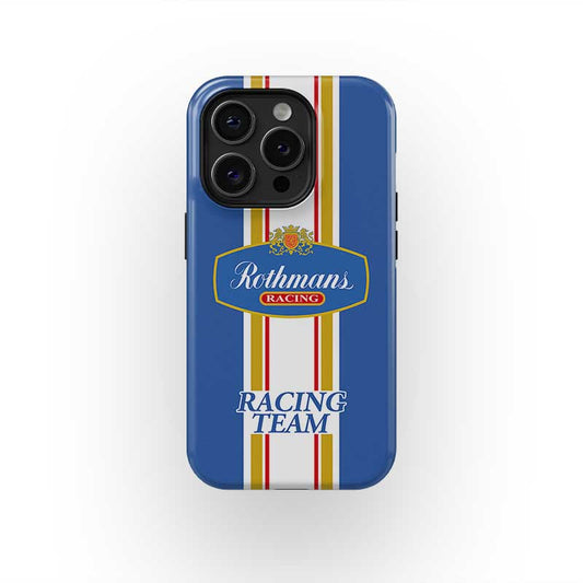 Rothmans Racing Livery Phone Case: Bold Motorsport Heritage