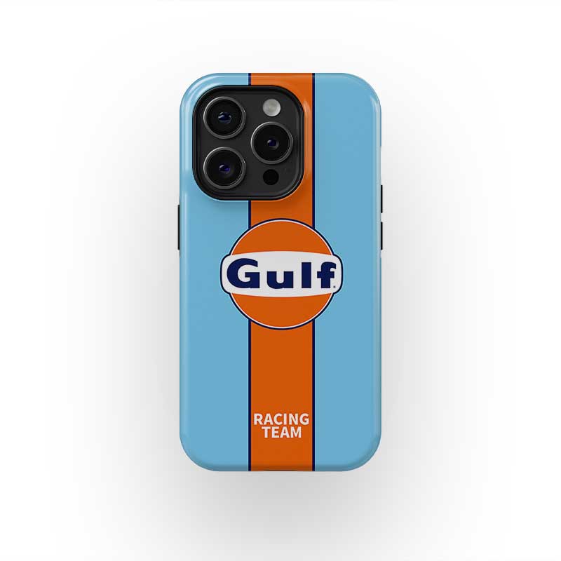 Unleash the Racing Legend: Gulf Racing Livery Phone Case