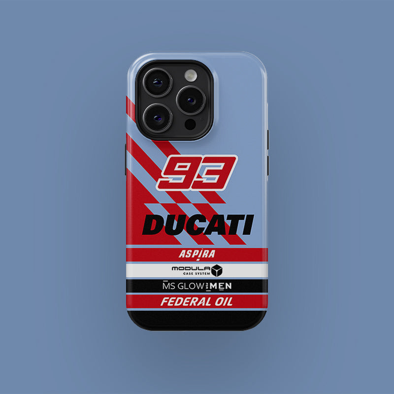 Marc Marquez #93 Gresini Racing Livery Phone Case by DIZZY