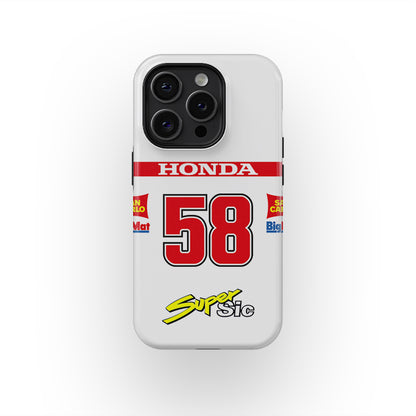 Marco Simoncelli HONDA RC212V Livery Coque Pour Téléphone par DIZZY