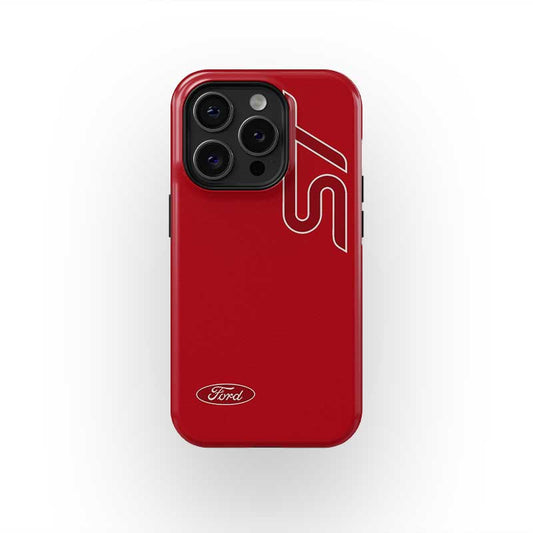 Unleash Racing Style: Ford Focus ST Red Livery Phone Case