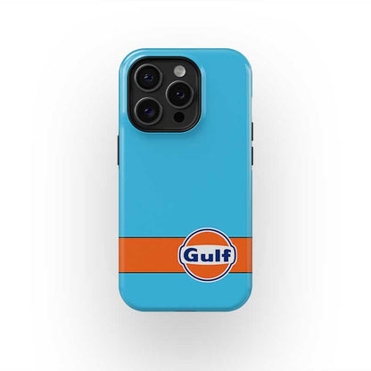 Gulf Livery iPhone Case – Iconic Racing Heritage for Apple