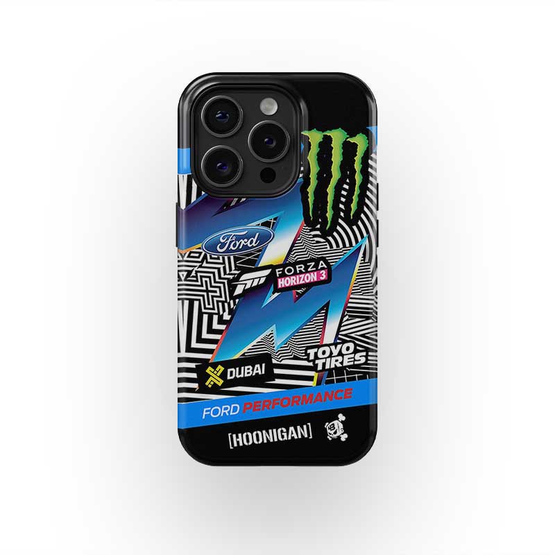 Ken Block Ford Fiesta RS Gymkhana 8 Phone Case: Bold Rally Style