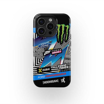 Ken Block Ford Fiesta RS Gymkhana 8 Phone Case: Bold Rally Style