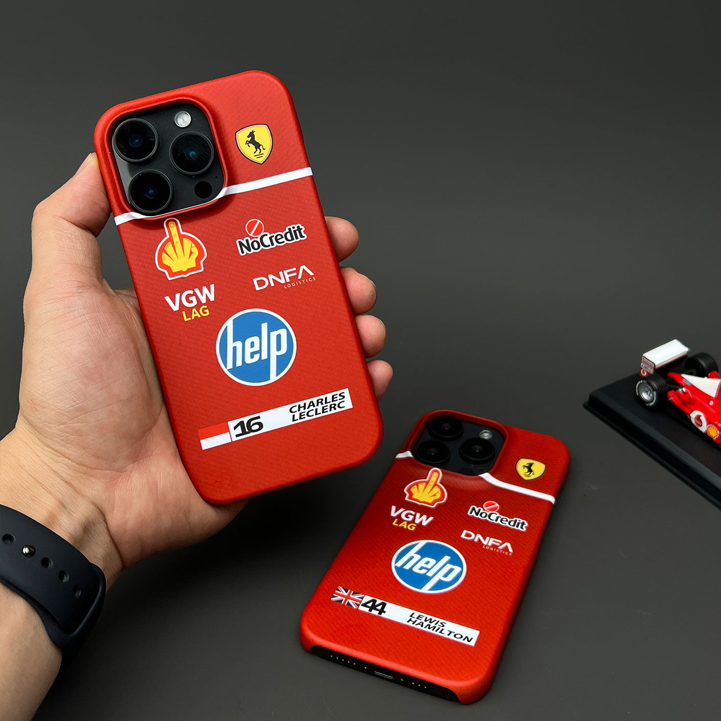 Funda para teléfono Tadej Pogacar 2024 Dual Triumph en jersey amarillo y rosa de DIZZY