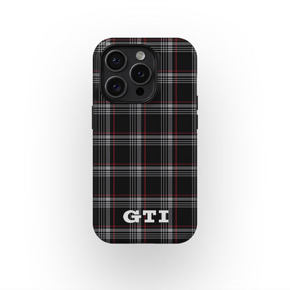 Iconic VW Golf GTI Seat Tartan Phone Case