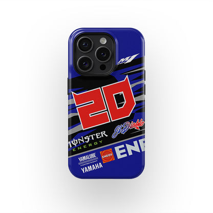 Fabio Quartararo #FQ20 Yamaha MotoGP 2024 Livery Phone Case by DIZZY