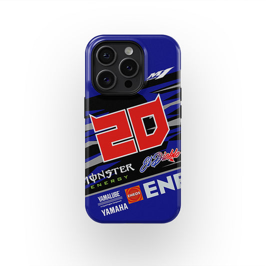 Fabio Quartararo #FQ20 Yamaha MotoGP 2024 Livery Coque Pour Téléphones par DIZZY