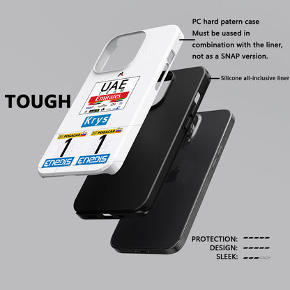 Tadej Pogacar 2021 Tour de France White Jersey Phone Cases & Covers | DIZZY