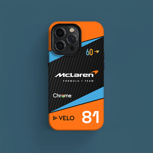 Mclaren Formula 1 Team 2023 MCL60 livery Oscar Piastri Phone Case