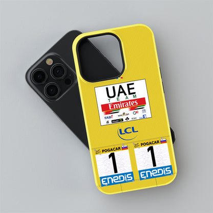 Tadej Pogacar 2021 Tour de France Yellow Jersey Phone Cases & Covers | DIZZY