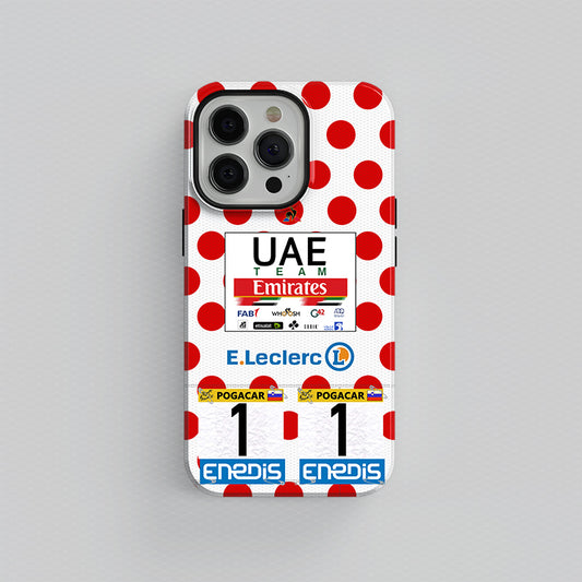 Tadej Pogacar 2021 Tour de France Polka Dot Jersey Phone Cases & Covers | DIZZY