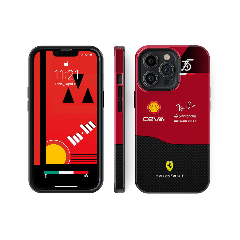 Protect Your Phone in Style with Scuderia Ferrari F1 75 Livery Phone Cases