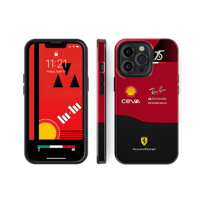 Protect Your Phone in Style with Scuderia Ferrari F1-75 Livery Phone Cases
