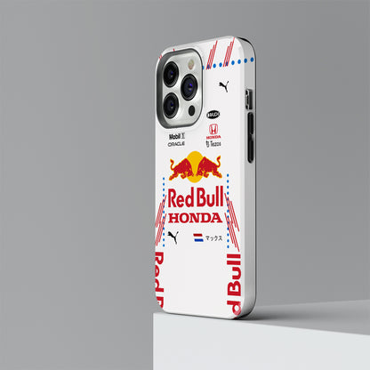 Max Verstappen TurkishGP suit livery Farewell Honda livery  RB16B ありがとう PHONE CASE FOR IPHONE 13PRO