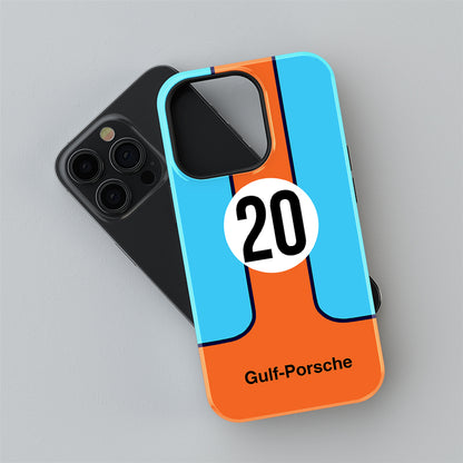 Gulf Porsche 917 Retro livery Phone case