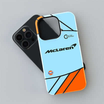 McLaren MCL35M Gulf Livery Monaco Grand Prix 2021 Phone Case