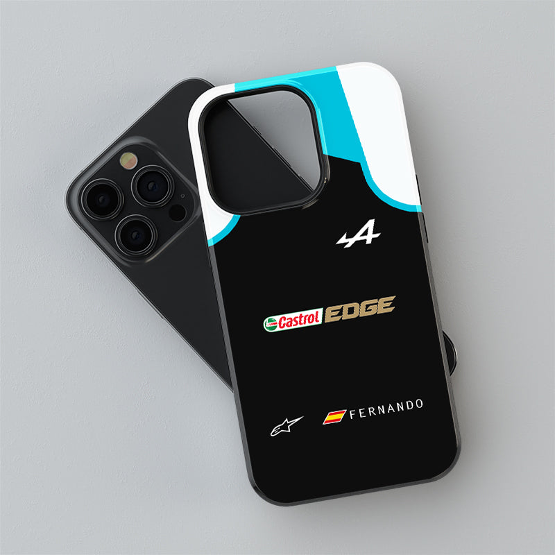 Fernando Alonso Alpine Racing Suit Phone Case