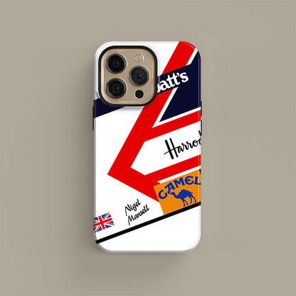 Nigel Mansell helmet Livery Phone Cases & Covers | DIZZY - For iPhone and Samsung