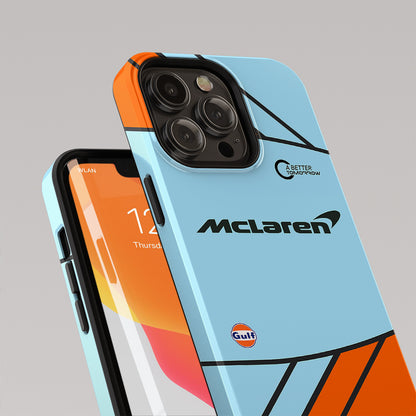 McLaren MCL35M Gulf Livery Monaco Grand Prix 2021 Phone Case