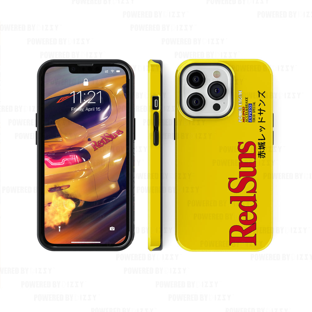 Initial D Akagi RedSuns 赤城レッドサンズ Mazda RX-7 Type R FD3S livery Keisuke  Takahashi 高橋 啓介 Phone cases & covers | DIZZY