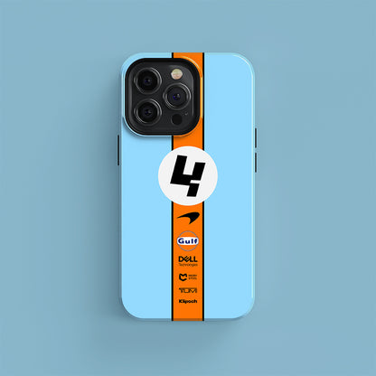 McLaren Gulf Livery Lando Norris LN04 Phone Case