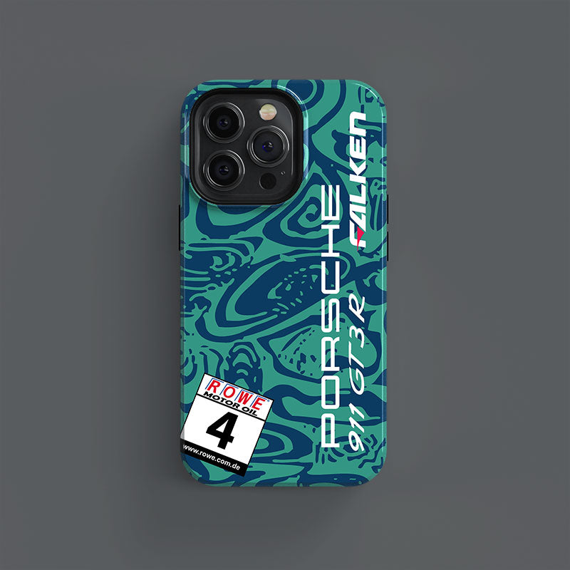 Falken Motorsports #4 Porsche 911 GT3R Erlkönig Design Livery Phone Case
