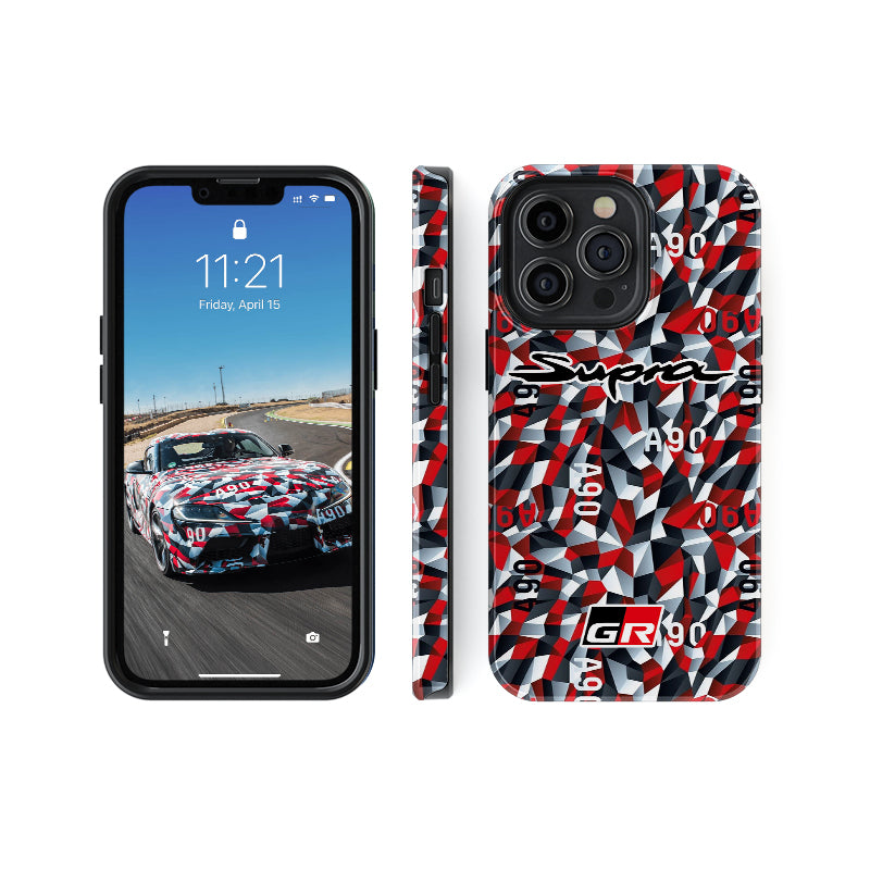 TOYOTA Supra A90 Prototype Dazzle Camouflage Phone Cases Covers DIZZY For iPhone Samsung