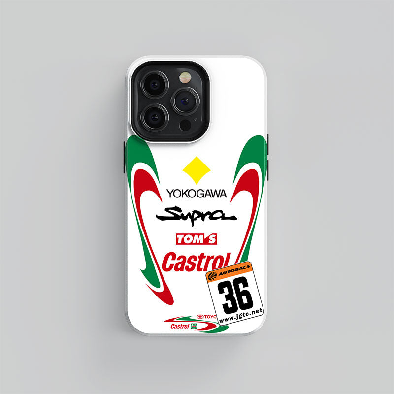 TOYOTA CASTROL Tom's SUPRA '97 #36 JGTC Livery Phone Cases & Covers | DIZZY - For iPhone & Samsung