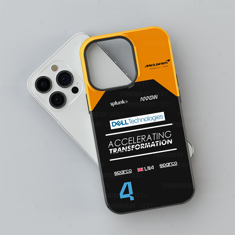 Formula 1 Lando Norris 2022 McLaren Livery Phone case