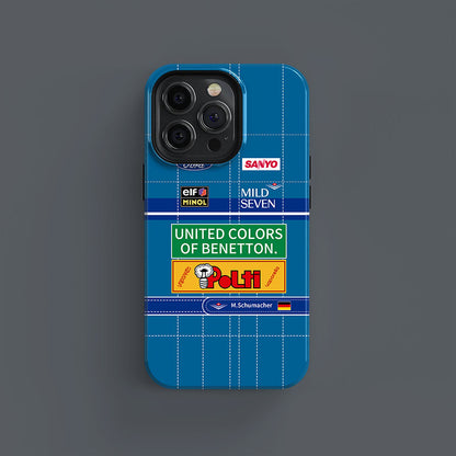 Michael Schumacher 1994 F1 World Champion Benetton Overall Phone Case