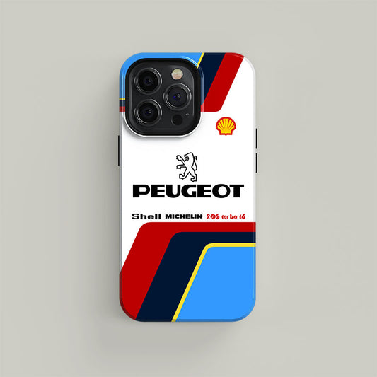 Peugeot 205 T16 Group B Rally Livery Phone Case