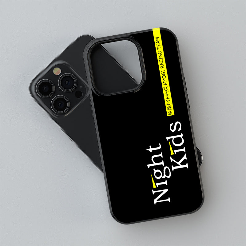 Initial D Myogi NightKids 妙義ナイトキッズ Takeshi Nakazato 中里 毅 Nissan Skyline  GT-R V-spec II (R32) livery Phone case